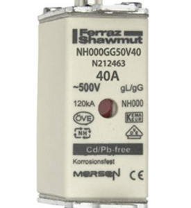 Fusible MERSEN (FERRAZ) 45DB240V40PD - H 2409P BCKUP VDE442-56/40
