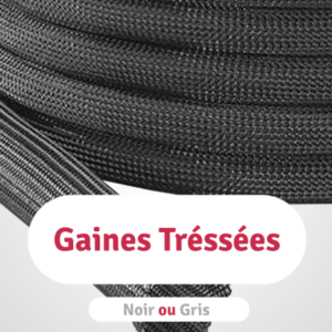 Câble SILICABLE 3G6 gaine tressée haute température -60°Cà 220°C