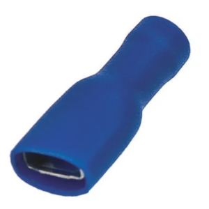 Sachet 10 cosses clips femelle 6.3mm bleue (1.5 à 2.5mm2)