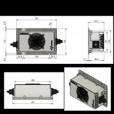 CHARGEUR 48V 15A ON48.15 MOD 1 180-265Vac IP67 ETANCHE