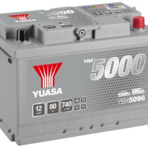 Batterie YUASA YBX5096 12V 80AH 740A +D 278 X 175 X 190 +D