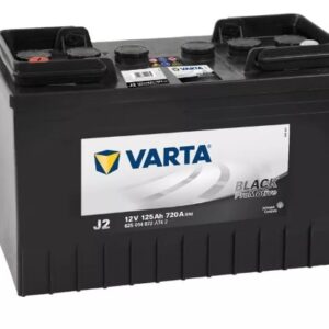 Batterie VARTA Promotive J2 Black 12V 125Ah 720A +G avec entretien