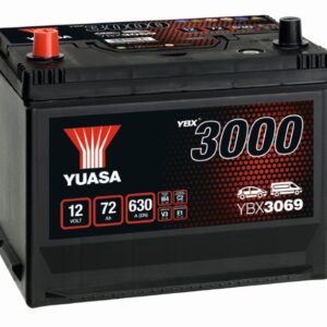 Batterie YUASA 12V 72Ah 630A +G D26X YBX3069 269 X 174 X 225