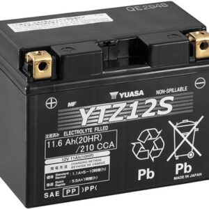 Batterie YUASA YTZ12S AGM 12V 11Ah 210A +G  SLA 150 X 87 X 110 PRETE