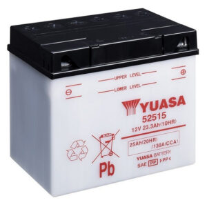 Batterie YUASA 52515 12V 25Ah 130A +D DD  186 X 130 X 171
