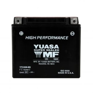 Batterie YUASA YTX20H-BS AGM 12V 19Ah 310A +G 175 X 87 X 155 PACK