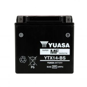 Batterie YUASA YTX14-BS AGM 12V 12Ah 200A +G 150 X 87 X 145 PACK