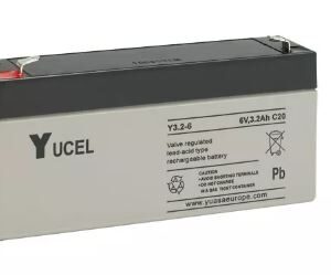 Batterie POWERSONIC   6V 3,2Ah +G plomb étanche  (20)