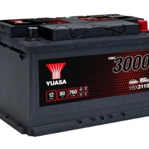 Batterie YUASA YBX3110  12V 80Ah 740A LB4 +D 315 X 175 X 175