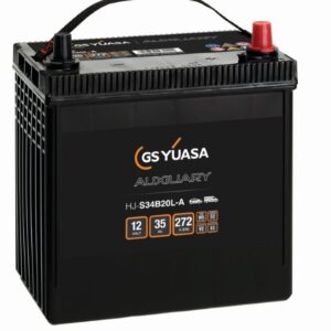 Batterie Auxililiaire YUASA HJS34B20L AGM 12V 35Ah 272A+D 197X129X227