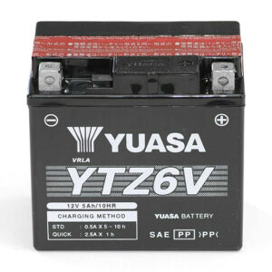 Batterie YUASA YTZ6V/GTZ6V AGM 12V 5Ah 80A+D  SLA 113 X 70 X 105 PACK