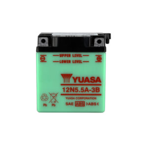 Batterie YUASA 12N5.5A-3B 12V 5,5Ah 44A +D DD  103 X 90 X 114 SECHE