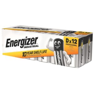 1 Pile alcaline ENERGIZER Industrial D (paquet de 12)