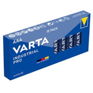 1 Pile alcaline VARTA industrial 1.5v AAA (paquet de 10)
