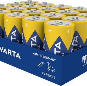 1 Pile alcaline VARTA industrial 1.5v C/ LR14 (paquet de 20)