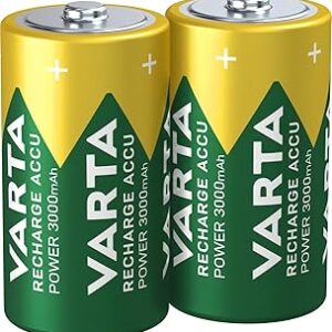 Blister 2 piles rechargeables VARTA 1.5v 3000mAh D