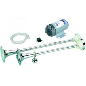 Kit avertisseur MARCO 12v 2 trompes 500/610mm électro-pneumatique