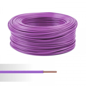 Câble souple HO7VK 1x2mm2 violet boite 25m