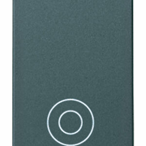 Poussoir double VIMAR idea 10A 1P NO+1P NO avec symbole gris