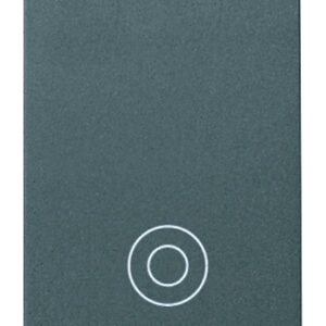 Poussoir VIMAR idea 10A 1P NO avec symbole étroit gris
