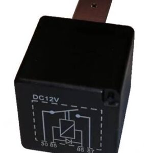 Relais WEHRLE 24v 20A 4 bornes avec diode avec patte