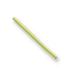 Gaine thermorétractable Ø 3,2/1,6mm vert/jaune (1m)