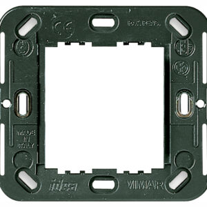 Support VIMAR classica 2 modules  gris 17087