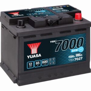 Batterie YUASA EFB YBX 7027 12V 65Ah 600A +D L2
